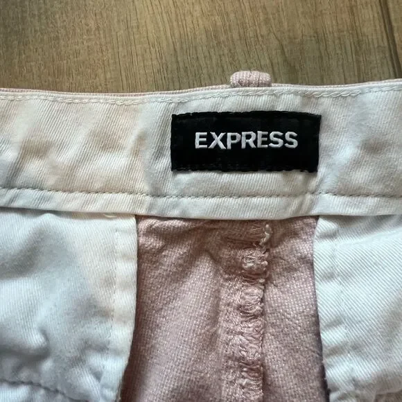 Express stretch shorts pink. Size 31 waist - Picture 3 of 4